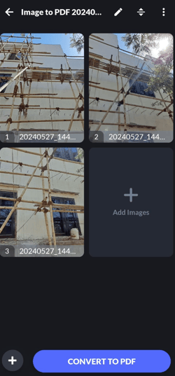 convert to pdf option