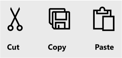 cut,copy and paste