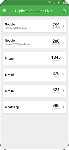 Duplicate Contacts Fixer