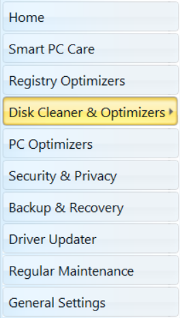 disk cleaner and optimizer module - Advanced system optimizer