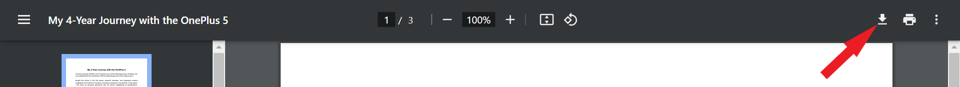 Download icon option