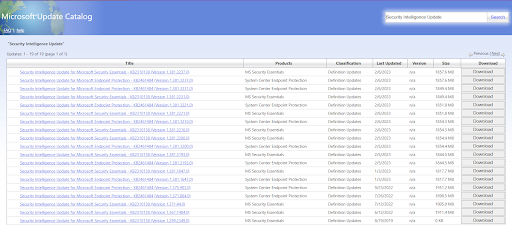 Download update manually