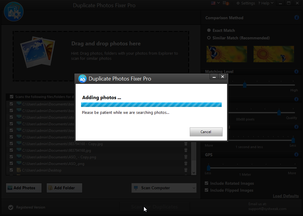 Duplicate Photos Fixer_scanning
