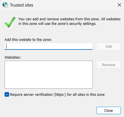 Enter URL you are trying to access
