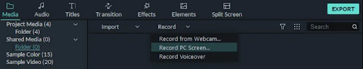 Filmora Screen Recorder