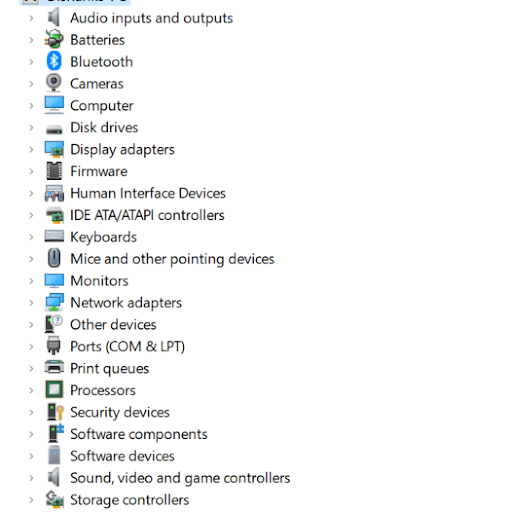 find all existing devices