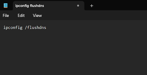 Flush DNS Using Batch File