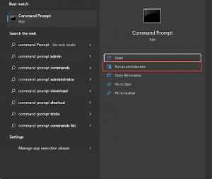 Found option to run as Administrator