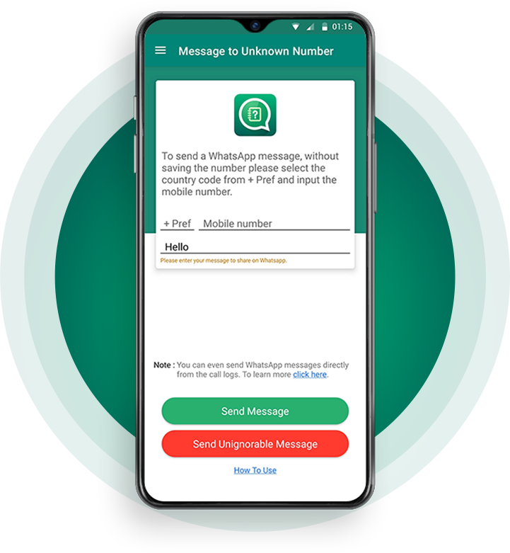 Message To Unknown Number