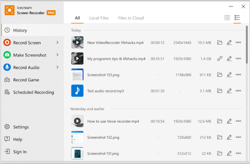 Icecream Screen Recorder