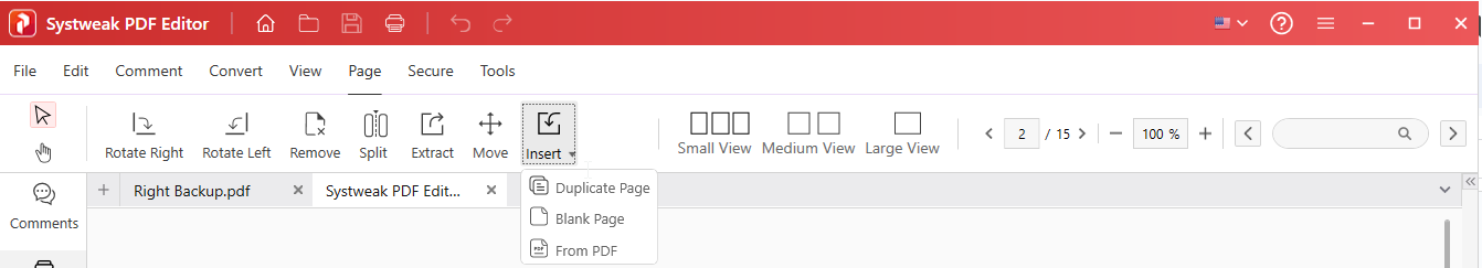 Insert_duplicate,blank and from PDF