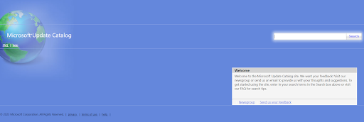 Log on to official Windows update