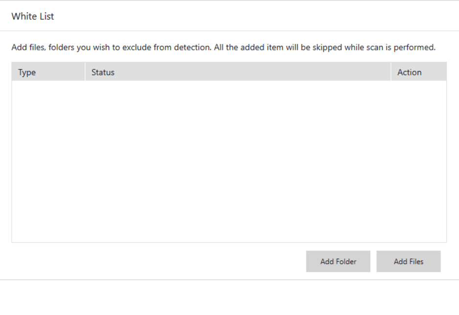 navigate to Whitelist