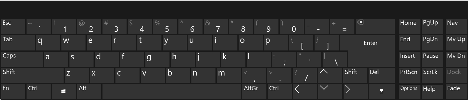 On Screen Keyboard