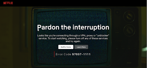 Pardon the Interruption Error
