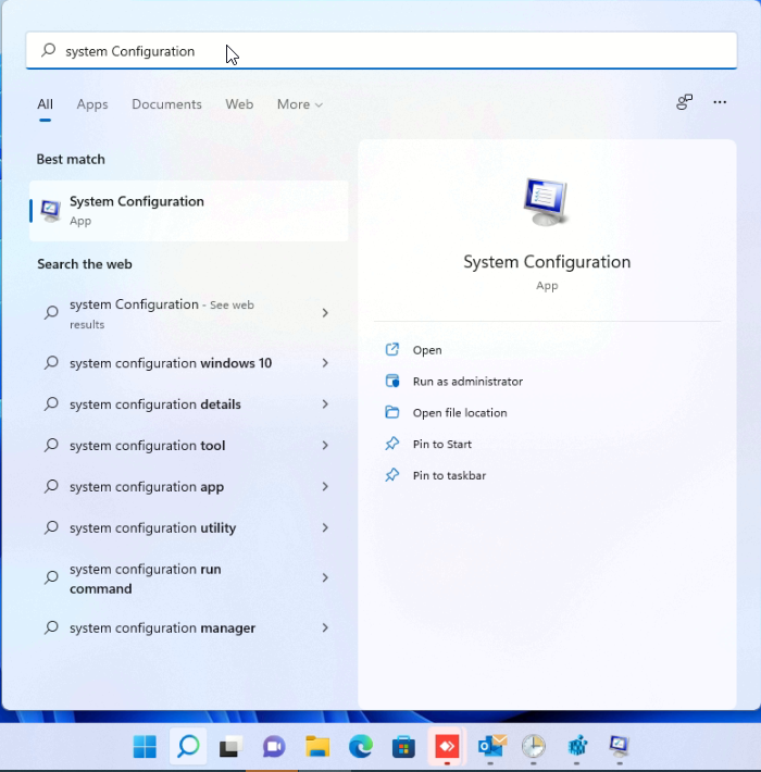 system configuration_Windows 11