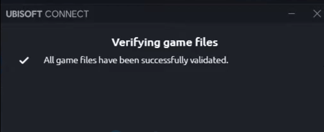 Ubisoft Connect - verifying game files