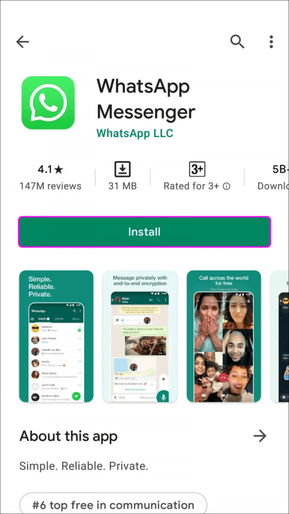 whatsapp messanger - latest version